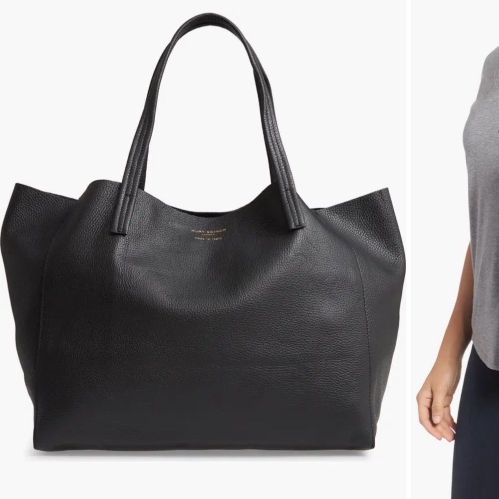 Kurt Geiger London The Violet Black Tote Bag